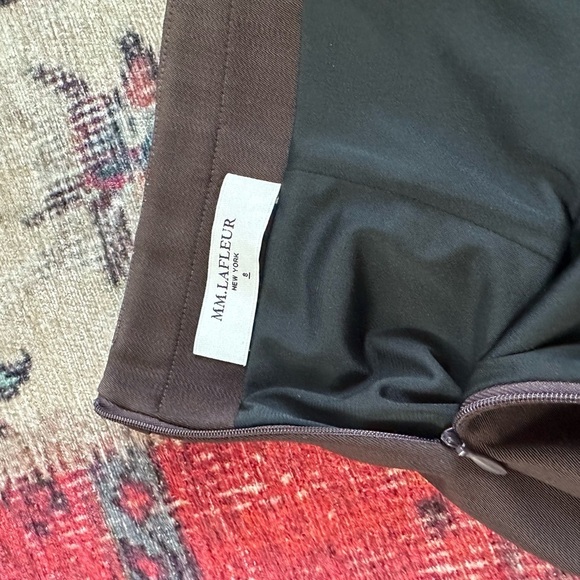 M.M. LaFleur Brown Lined Pencil Skirt – Size 8 | Business Casual - Picture 7 of 11